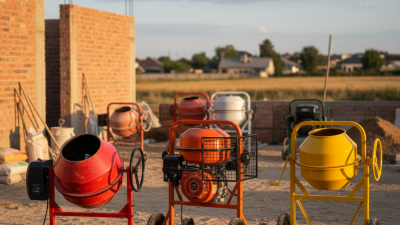 How to Choose the Best Small Cement Mixer for Concrete?