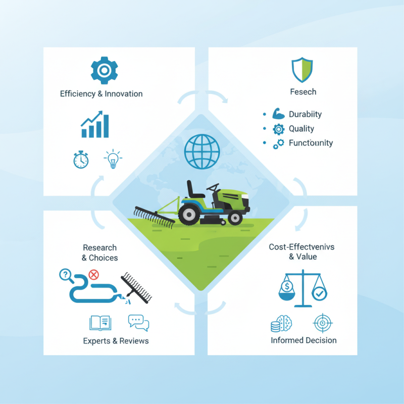 China Top Riding Mower Rake for Global Buyers What to Know