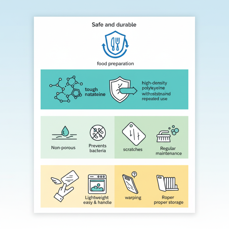 Is Hdpe Cutting Board Material Safe and Durable for Food Use?