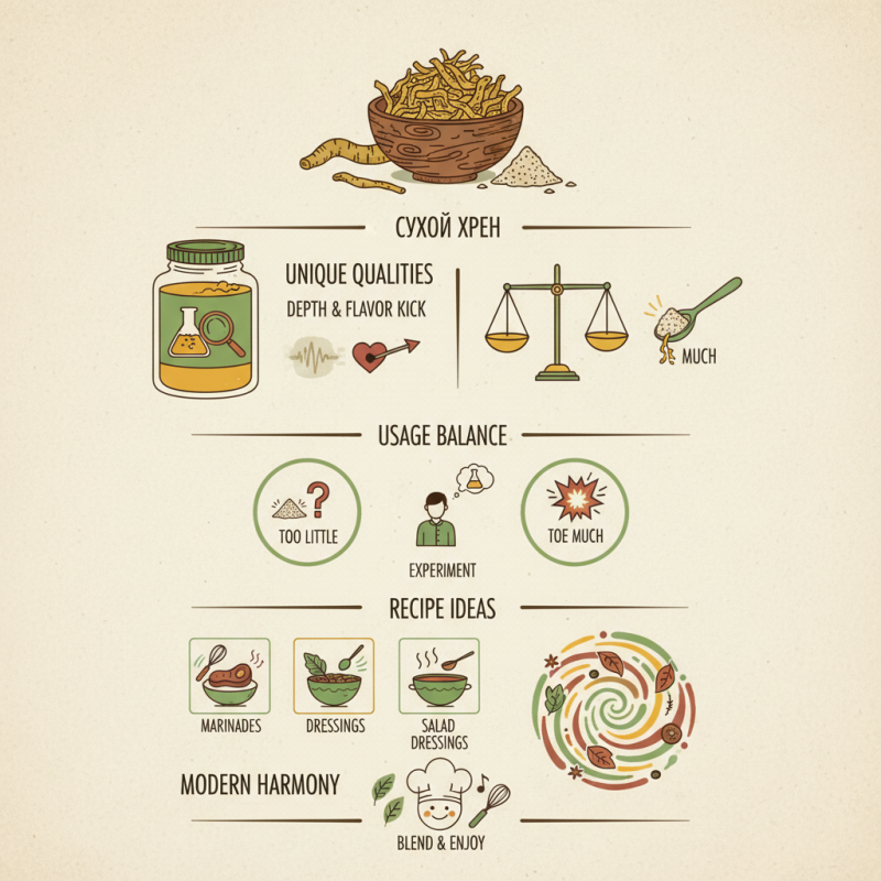 What is the Best Way to Use Сухой Хрен in Recipes?