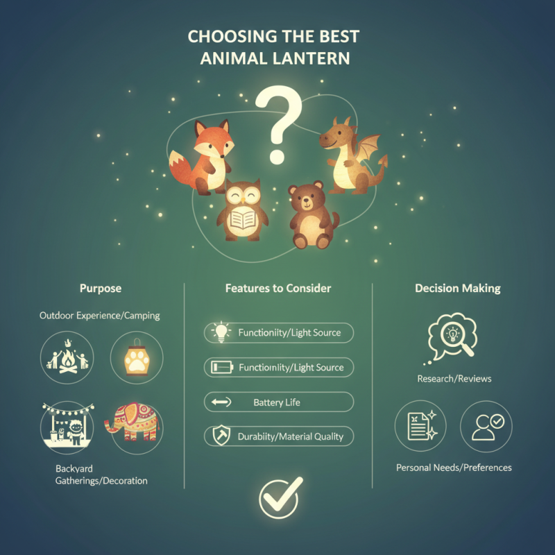How to Choose the Best Animal Lantern for Your Needs?