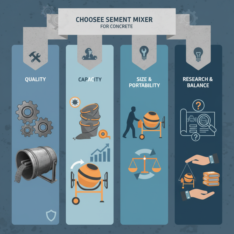How to Choose the Best Small Cement Mixer for Concrete?
