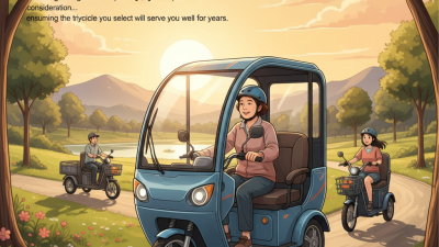 How to Choose the Best Electric Passenger Tricycle for Your Needs?
