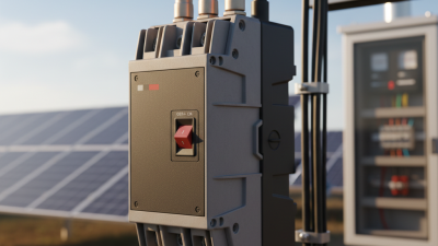 How to Choose the Right China Solar System 800V MCCB?