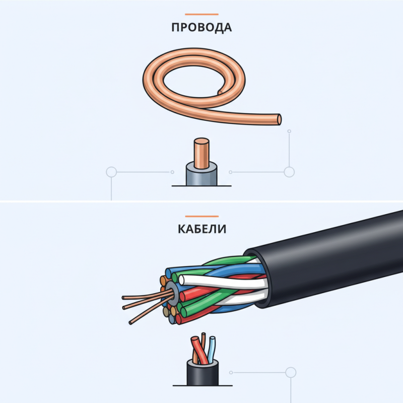 What is the Difference Between Wires and Cables?