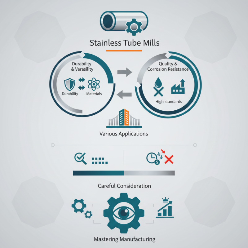 Why Choose Stainless Tube Mills for Your Next Project?