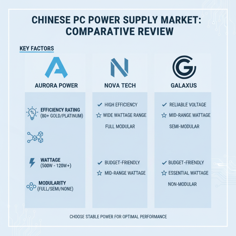 Top 10 PC Power Supplies in China for Optimal Performance and Reliability