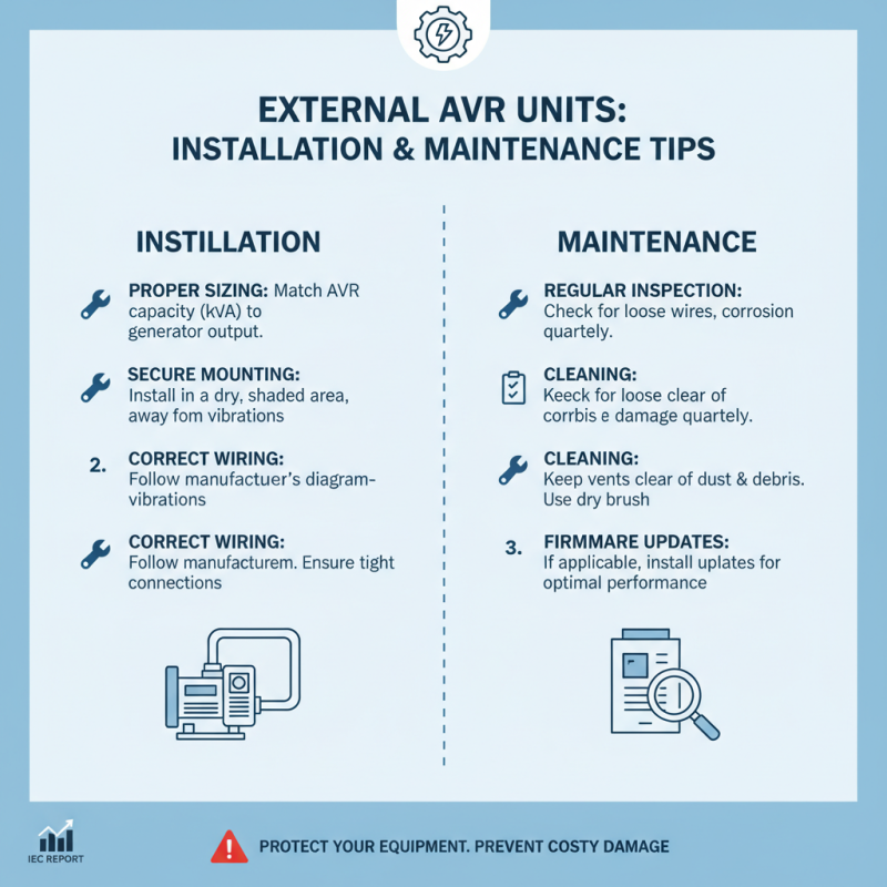 Best External AVR For Generator Options For Global Buyers?