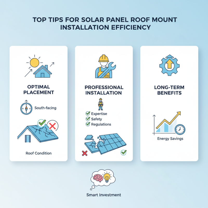Top Tips for Solar Panel Roof Mount Installation Efficiency?