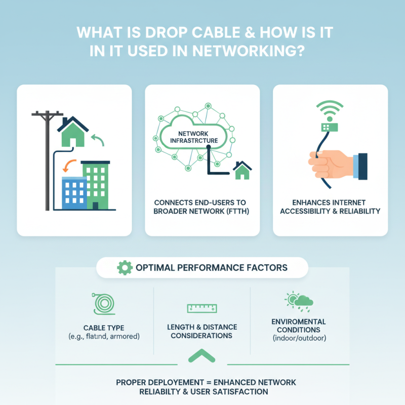 What is Drop Cable and How is it Used in Networking?