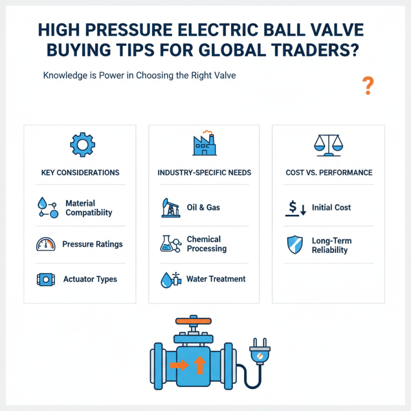 High Pressure Electric Ball Valve Buying Tips for Global Traders?