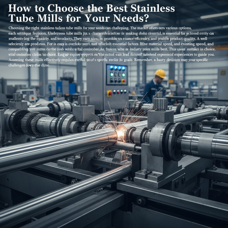 How to Choose the Best Stainless Tube Mills for Your Needs?