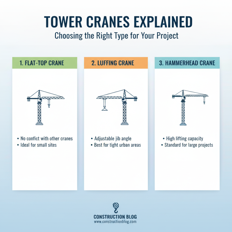 How to Choose the Right Tower Cranes for Your Projects?