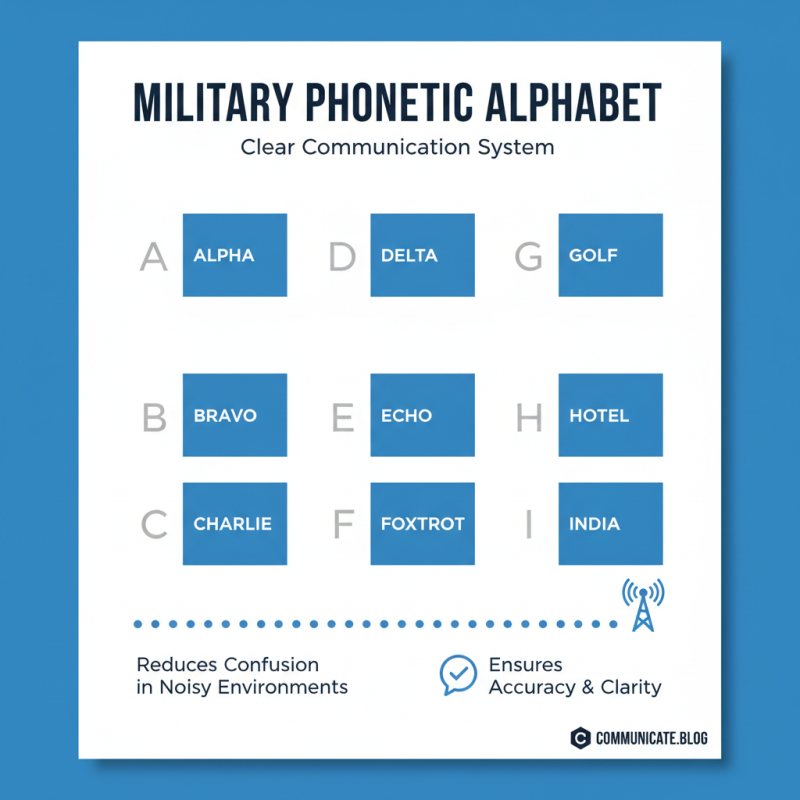 What is the Military Alphabet and How is it Used?