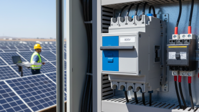 Why Choose China Solar System 800v MCCB for Your Projects?