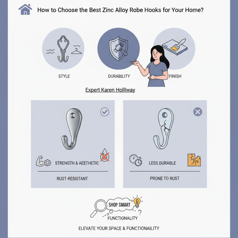 How to Choose the Best Zinc Alloy Robe Hooks for Your Home?