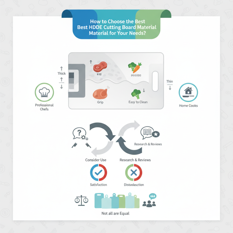 How to Choose the Best HDPE Cutting Board Material for Your Needs?