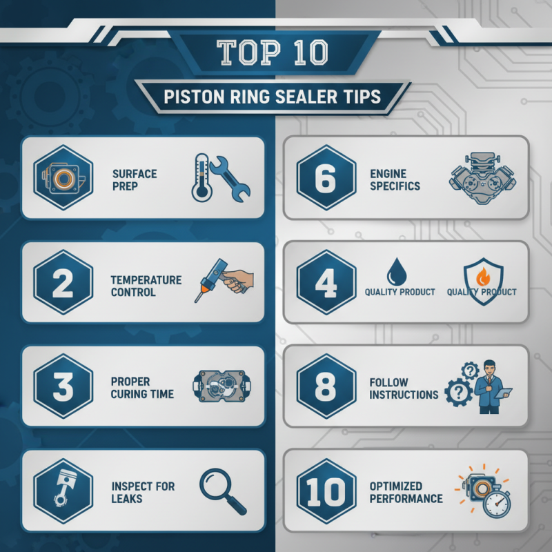 Top 10 Tips for Using Piston Ring Sealer Effectively?