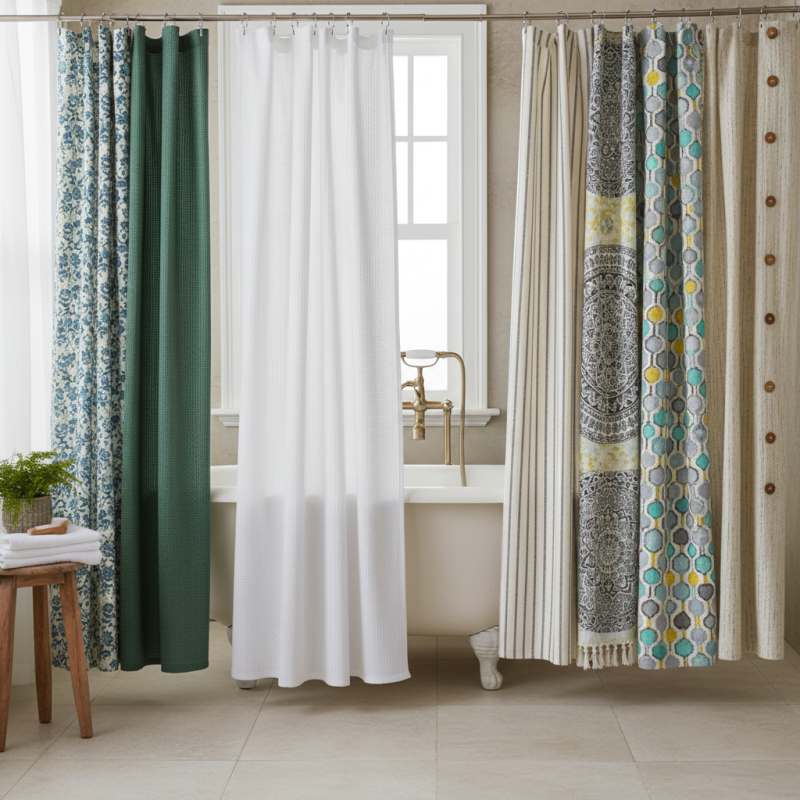 10 Best Cotton Shower Curtain Options for Your Bathroom Style?