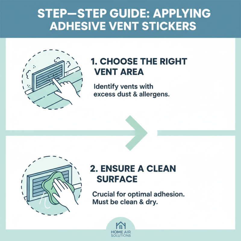 How to Use Adhesive Vent Sticker for Improved Air Quality in Your Home?