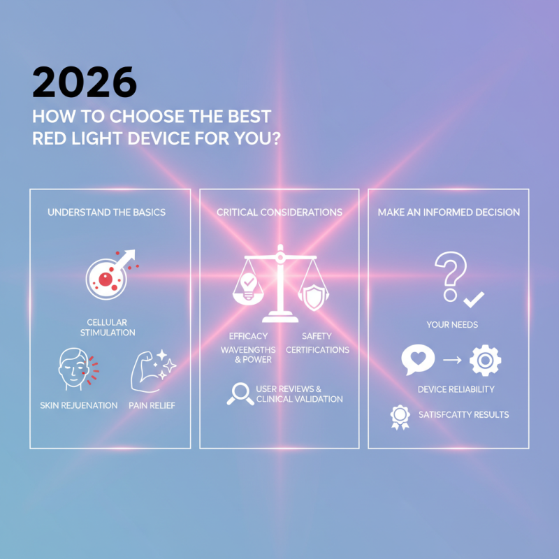 2026 How to Choose the Best Red Light Device for You?