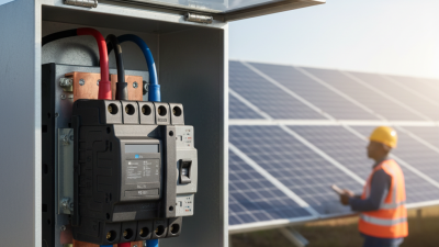 How to Choose the Right China Solar System 800v MCCB?