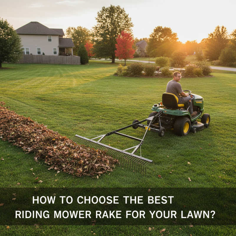 How to Choose the Best Riding Mower Rake for Your Lawn?