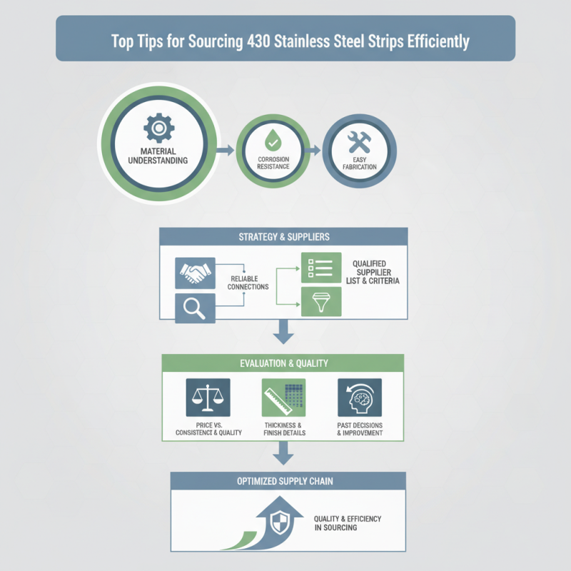 Top Tips for Sourcing 430 Stainless Steel Strips Efficiently