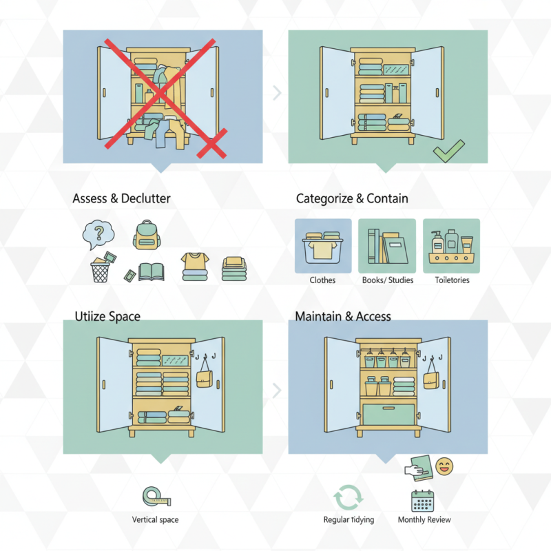 How to Organize Your Dormitory Cabinet for Maximum Space Efficiency?