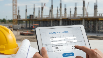 Best Cement Calculator for Accurate Construction Estimations?