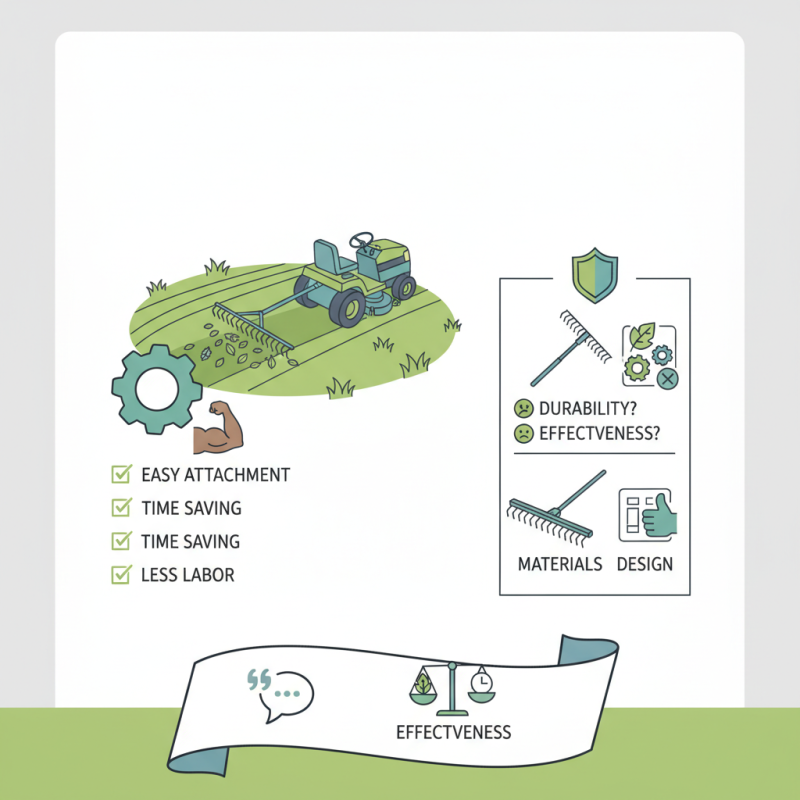 China Best Riding Mower Rake for Effortless Lawn Care?