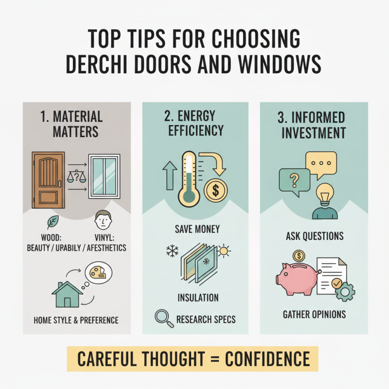 Top Tips for Choosing Derchi Doors and Windows?