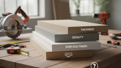 Top 5 Tips for Choosing Fiberboard Medium Density Board?