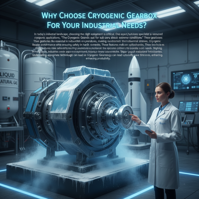 Why Choose Cryogenic Gearbox for Your Industrial Needs?