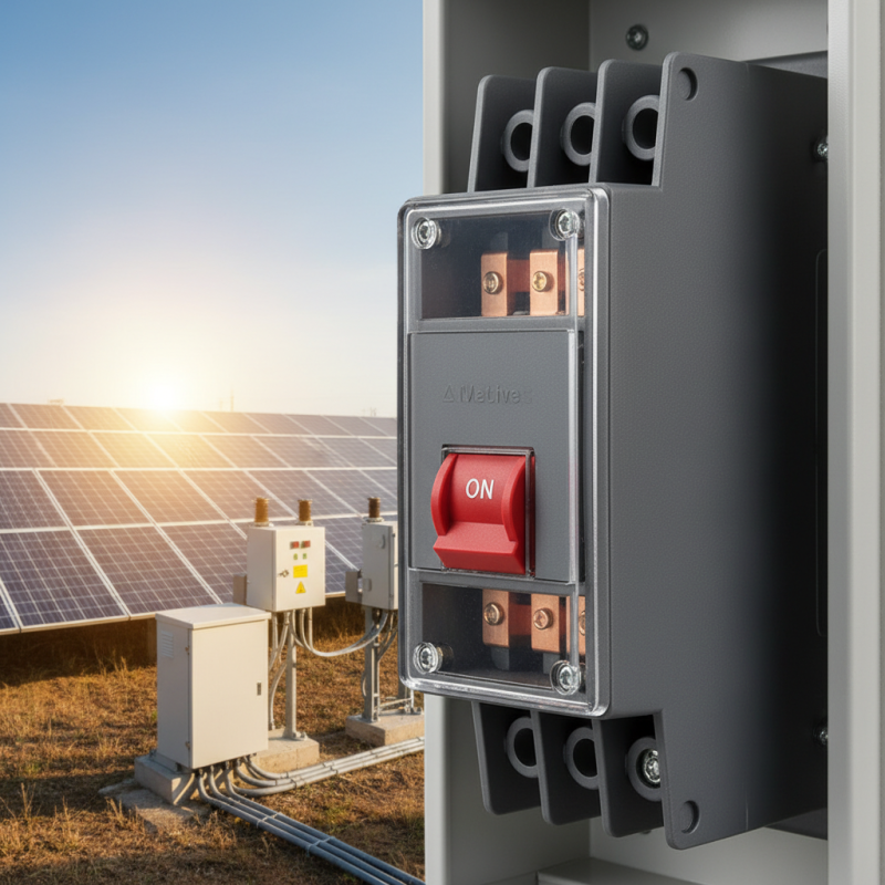 How to Choose the Best China Solar System 800v MCCB?