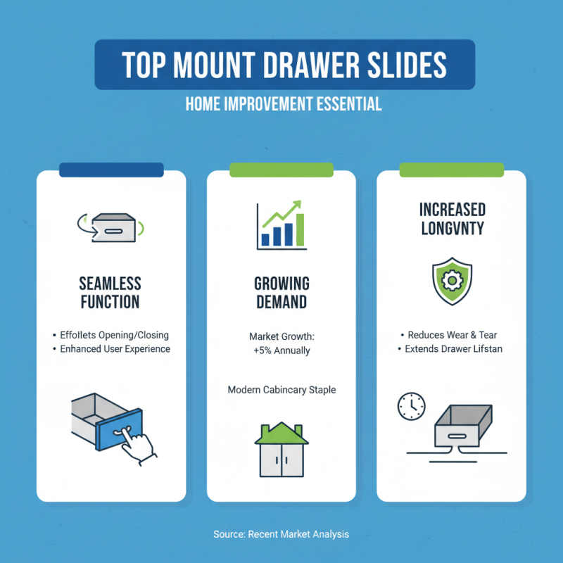 China Top 10 Top Mount Drawer Slides for Your Home Improvement Needs?