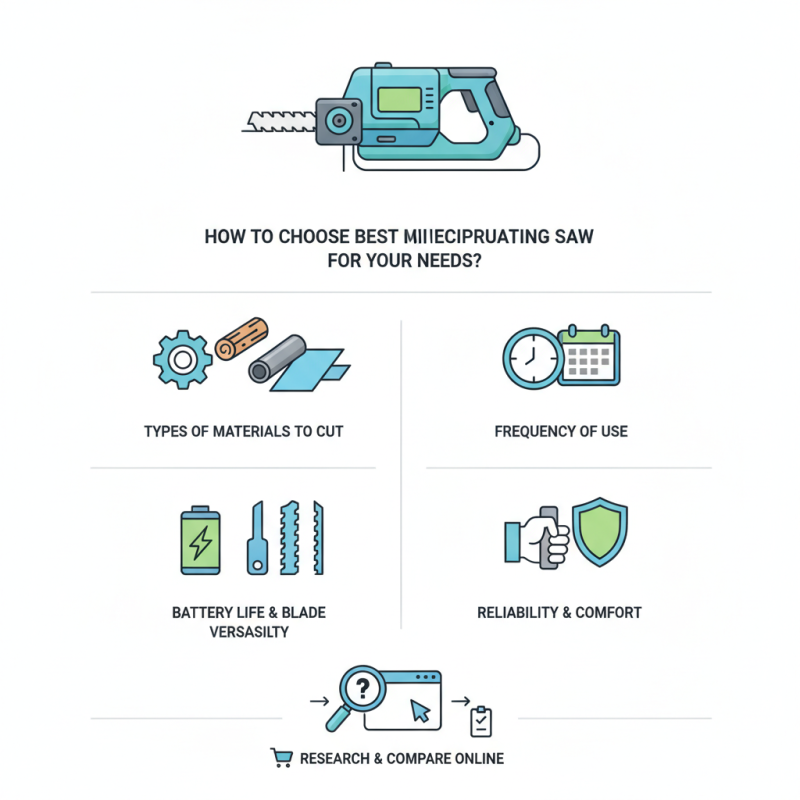 How to Choose the Best Mini Reciprocating Saw for Your Needs?