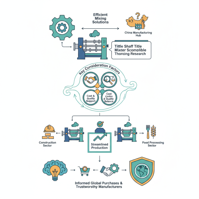 Top Double Shaft Mixer Manufacturers in China for Global Buyers?