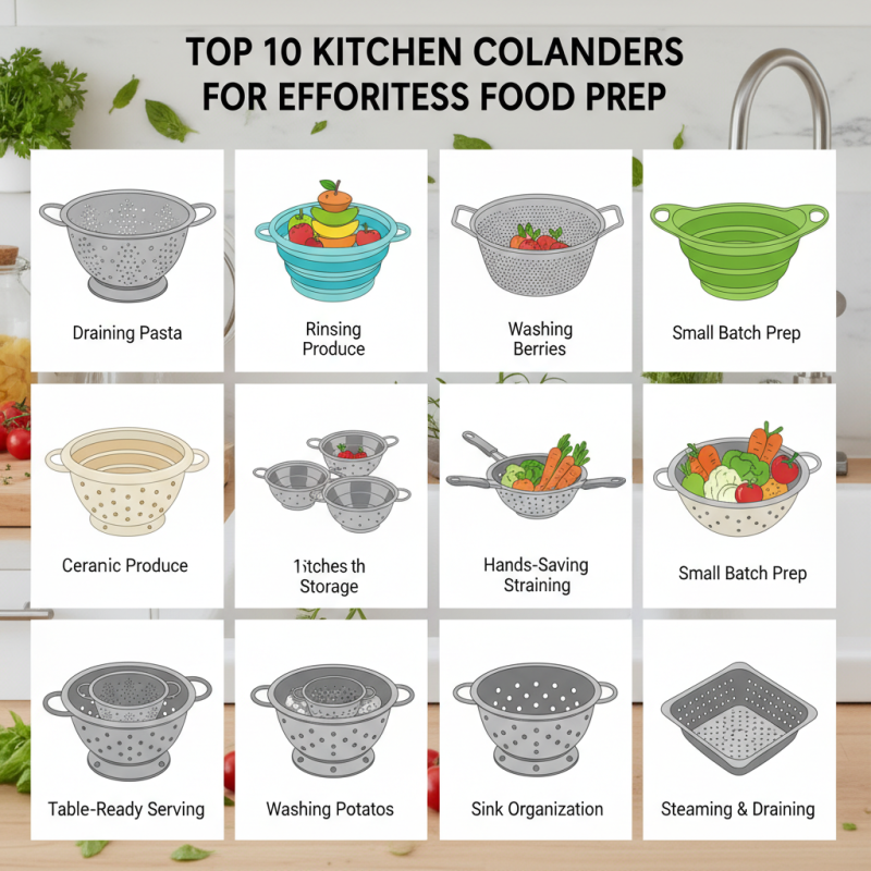 Top 10 Kitchen Colanders for Effortless Food Prep?