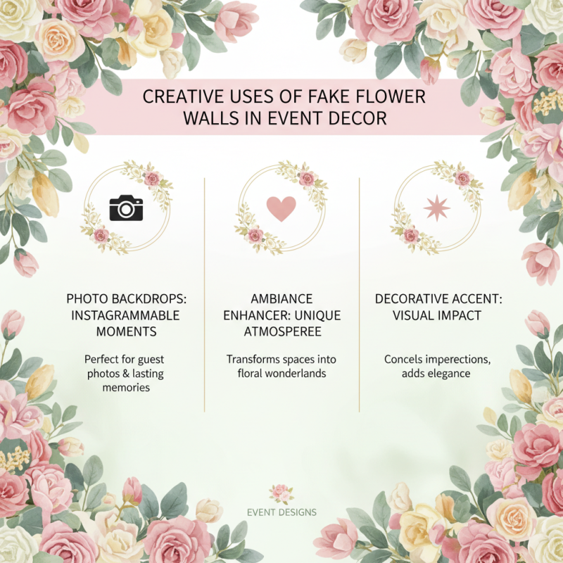 2026 Best Fake Flower Wall Ideas for Event Decoration?