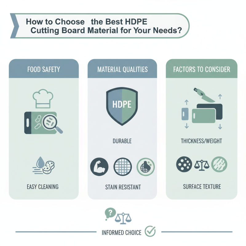 How to Choose the Best Hdpe Cutting Board Material for Your Needs?