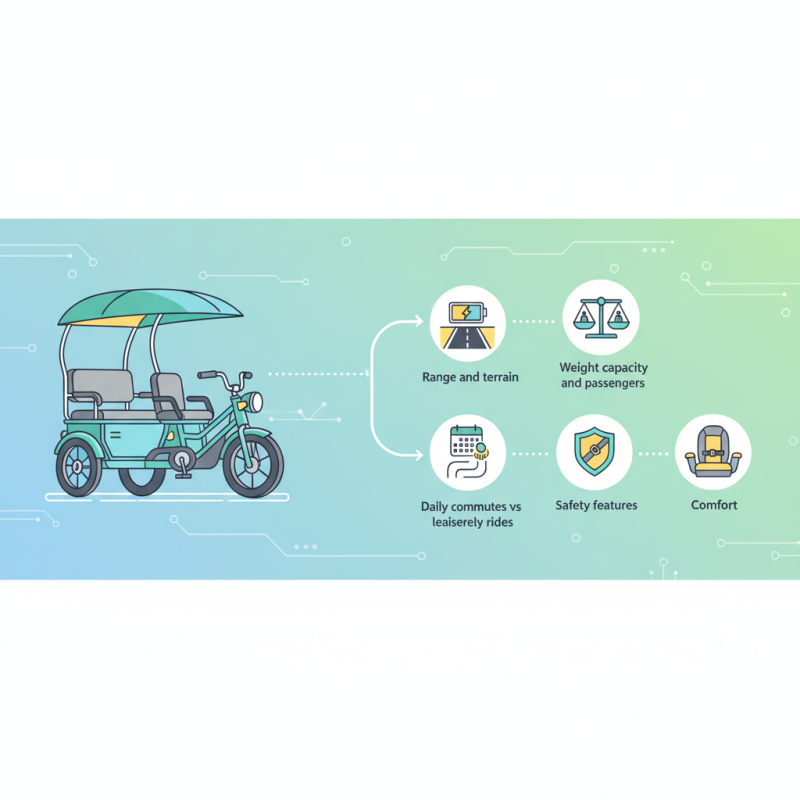 How to Choose the Best Electric Passenger Tricycle for You?