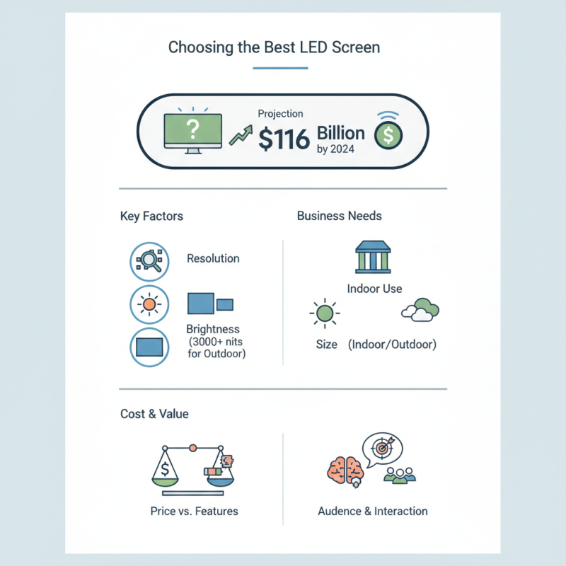 How to Choose the Best LED Screen for Your Business Needs?