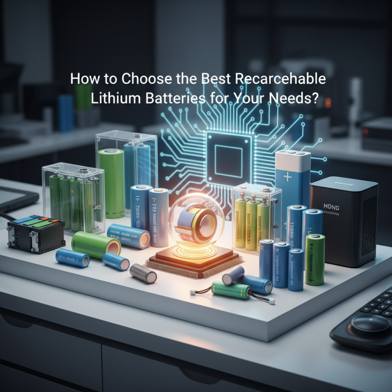 How to Choose the Best Rechargeable Lithium Batteries for Your Needs?