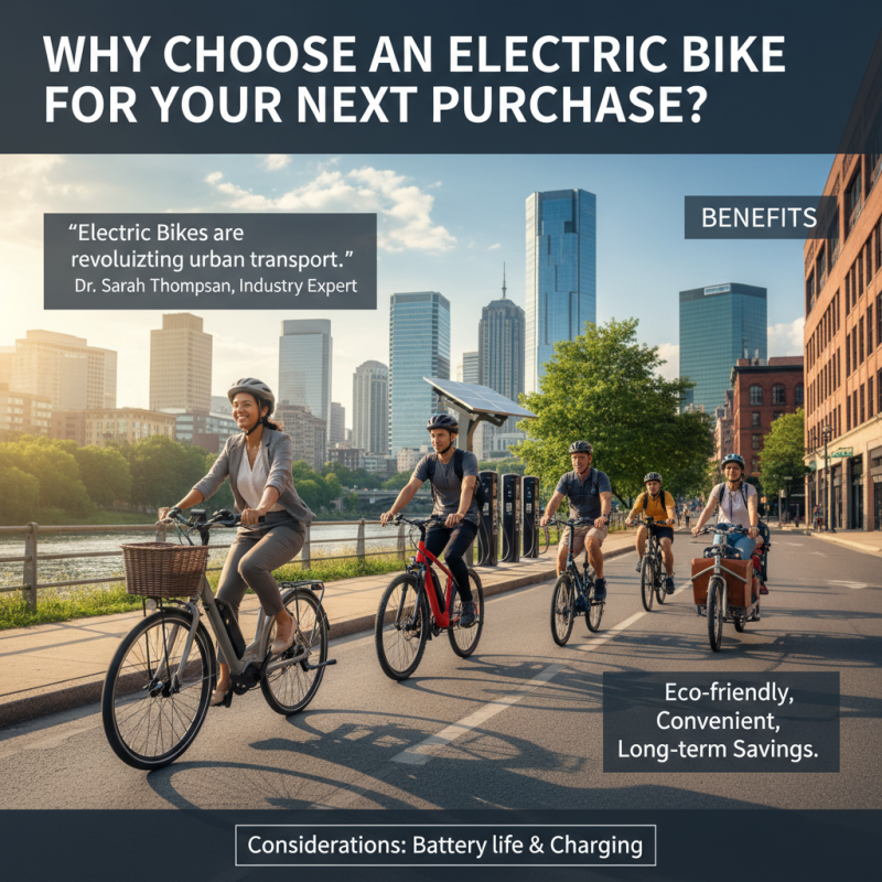 Why Choose an Electric Bike for Your Next Purchase?