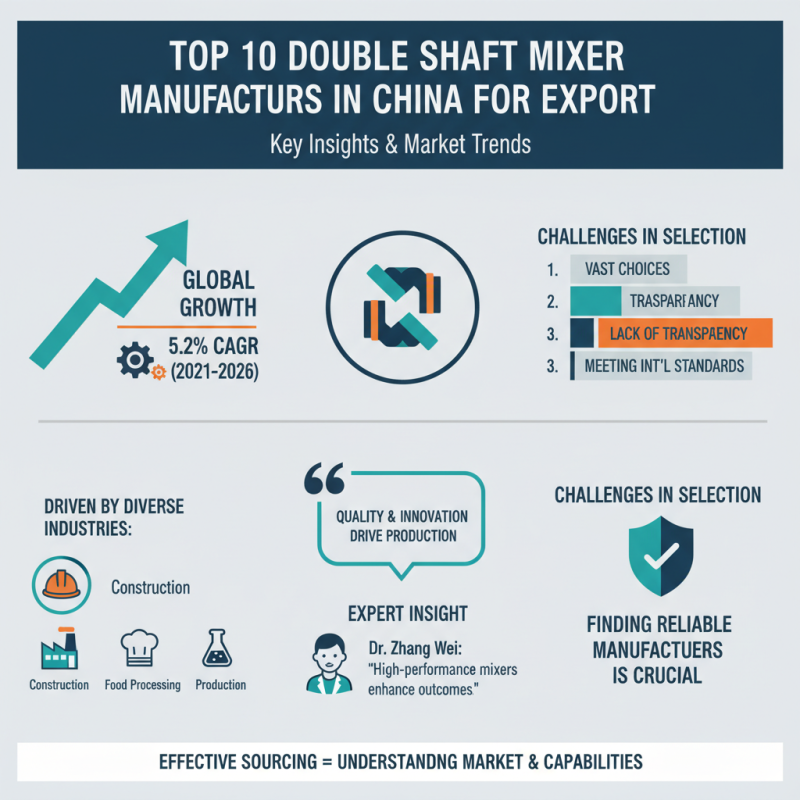 Top 10 Double Shaft Mixer Manufacturers in China for Export?