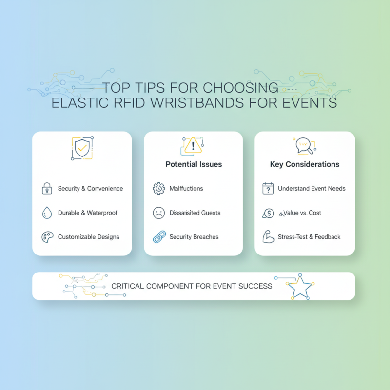 Top Tips for Choosing Best Elastic RFID Wristbands for Events?