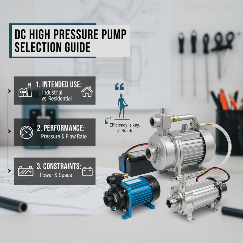 How to Choose the Best DC High Pressure Pump for Your Needs?