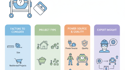 How to Choose the Best Small Cement Mixer for Your Concrete Needs?