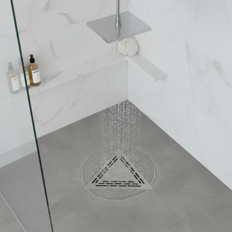 What is a Triangular Shower Drain and How to Choose One?